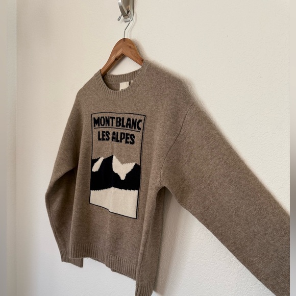 Zara Ski Collection Mont Blanc Women’s Wool and Cashmere Blend Sweater Size M - Picture 2 of 6
